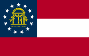 Flag of Georgia, USA