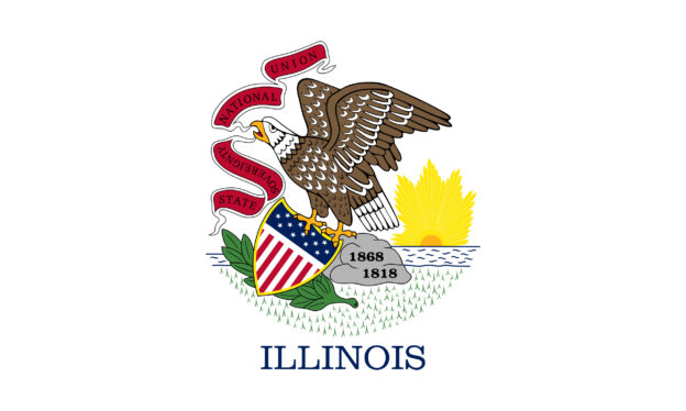 Flag of Illinois, USA