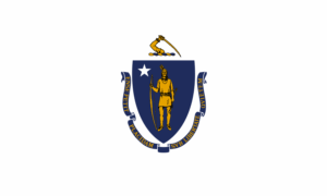 Flag of Massachusetts, USA