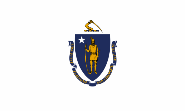 Flag of Massachusetts, USA