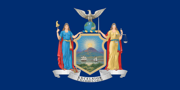 Flag of New York, USA