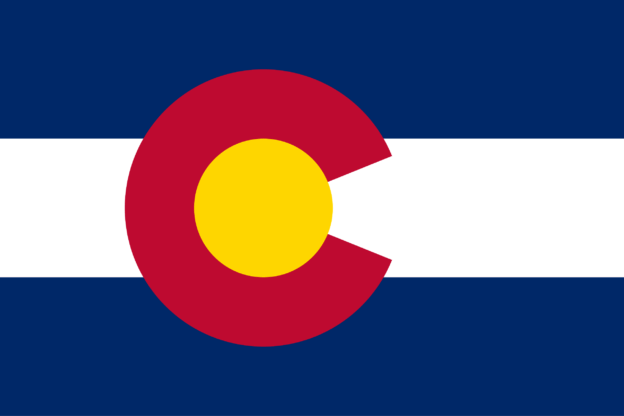 Flag of Colorado, USA