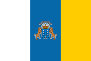 Flag of Canary Islands, Spain