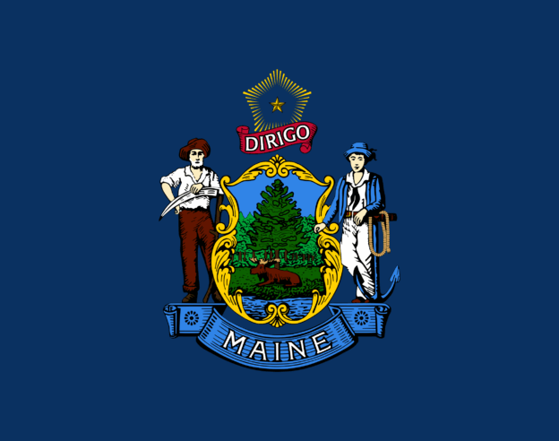Flag of Maine, USA