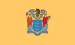 Flag of New Jersey, USA