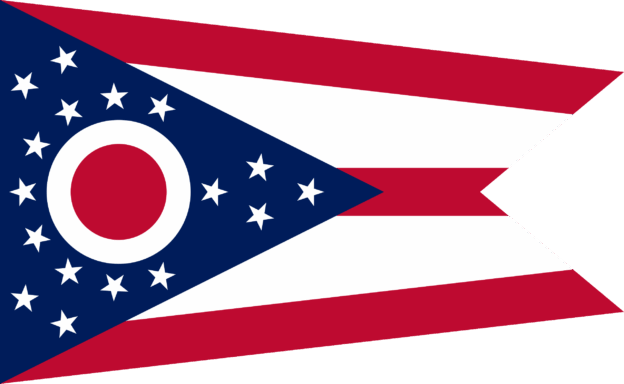 Flag of Ohio, USA