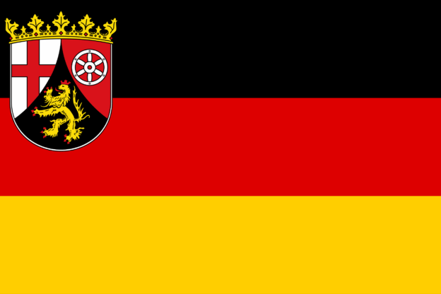Flag of Rhineland-Palatinate, Germany