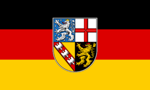 Flag of Saarland, Germany Flag of Saarland, Germany
