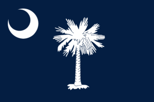 Flag of South Carolina, USA