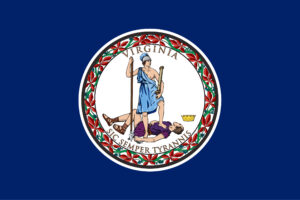 Flag of Virginia, USA
