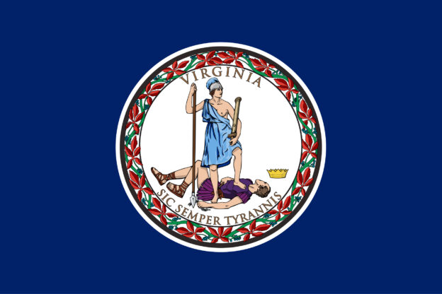 Flag of Virginia, USA