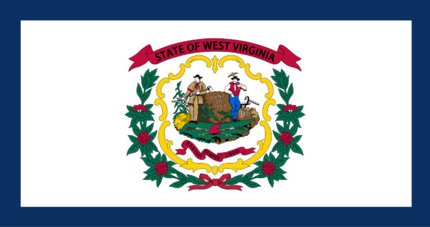 Flag of West Virginia, USA