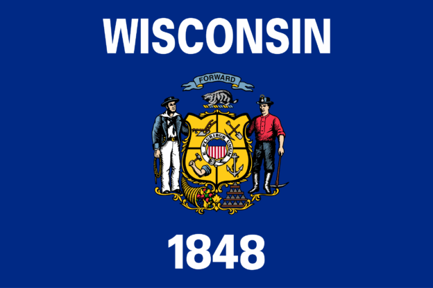 Flag of Wisconsin, USA