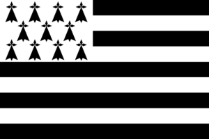 Flag of Brittany, France Flag of Brittany, France