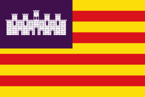 Flag of Balearic Islands, Spain