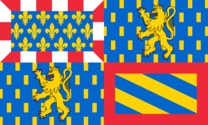Flag of Bourgogne-Franche-Comté, France