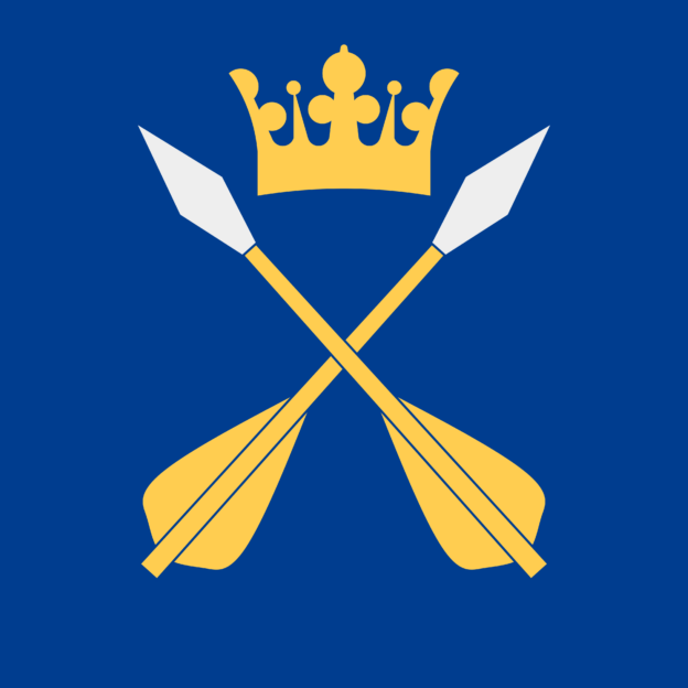 Flag of Dalarna County, Sweden