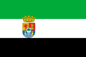 Flag of Extremadura, Spain