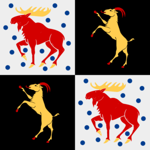 Flag of Gävleborg County, Sweden