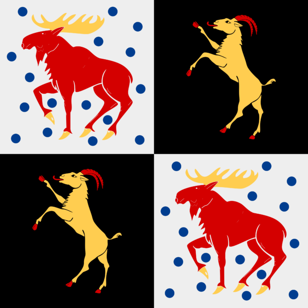 Flag of Gävleborg County, Sweden