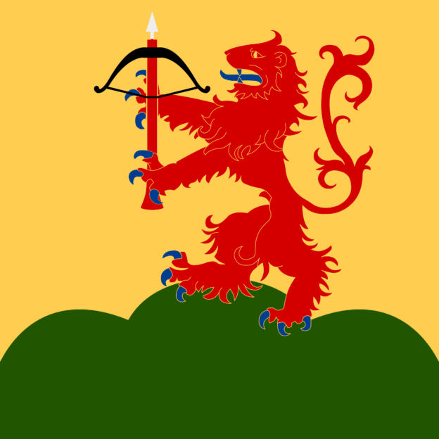 Flag of Kronoberg County, Sweden