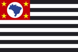 Flagge von São Paulo, Brasilien