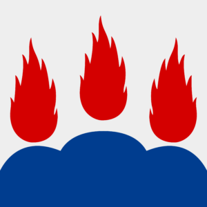 Flag of Västmanland County, Sweden