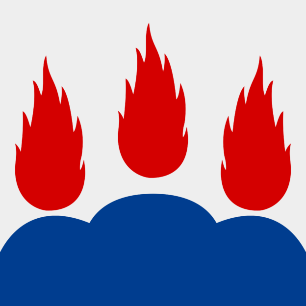 Flag of Västmanland County, Sweden